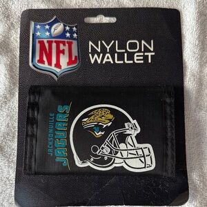 NFL Jacksonville Jaguars Black Nylon Wallet